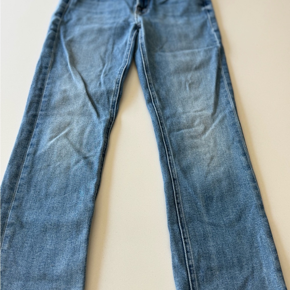 MOTHER Light Blue Straight Jeans